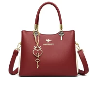 Color Contrast Shoulder Vanity Bag