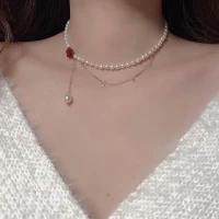 Rose Flower Necklaces for Women