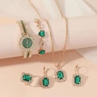 5-Piece Jewelry and Watch Set